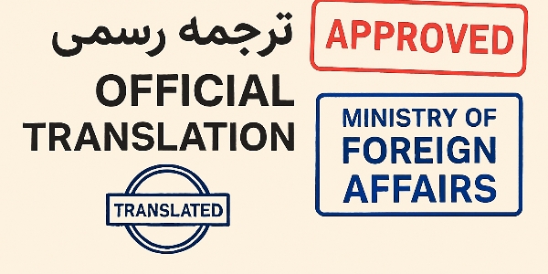 در چه مواردی ترجمه رسمی نیاز به تأیید دادگستری و وزارت امور خارجه دارد؟